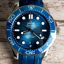 2024 OMEGA Seamaster Diver 300M Summer Blue Watch 210.32.42.20.03.002