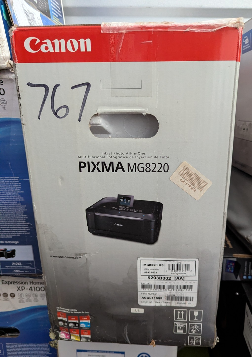 Canon PIXMA MG8220 Wireless Inkjet Photo All-in-One Printer
