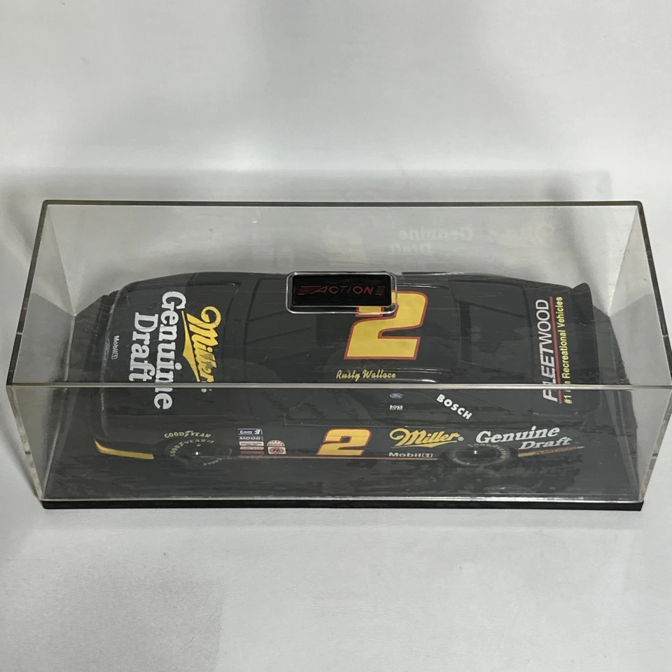 Action Collectables Rusty Wallace #2 1:24 Scale Die-cast NASCAR in case Ford - Image 2 of 4