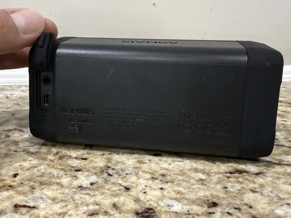 Динамик Aomais 20 Вт Bluetooth - портативный, водонепроницаемый, реальный звук, б/у - Изображение 3 из 4