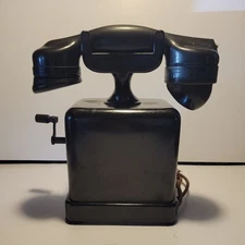 Automatic Electric Monophone Telephone Extension Dial-less, Black Bakelite