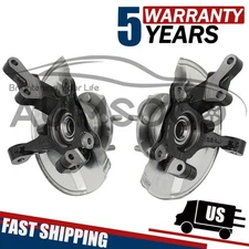 Front Wheel Hub Bearings Pair 2 for Dodge Caliber 2007-2017 Jeep Patriot Compass
