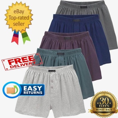 NEU 12ER PACK HERREN KLASSISCHE BOXERSHORTS SLIPS COMFORT FIT JERSEY UNTERWÄSCHE PANTS