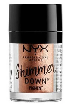NYX Shimmer Down Poudre Libre Fard À Paupières 1.5g SDP04 Salmon Métallique - Photo 1/4
