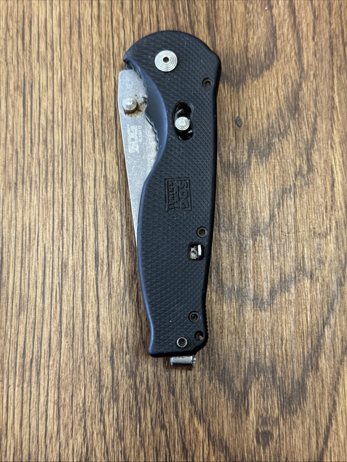 SOG Specialty Knives Flash II Serrated Combination Edge Lever Lock Assisted 