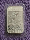 2012 APMEX Year Of The Dragon Uncirculated 1oz .999 Fine Solid Silver Bar USA