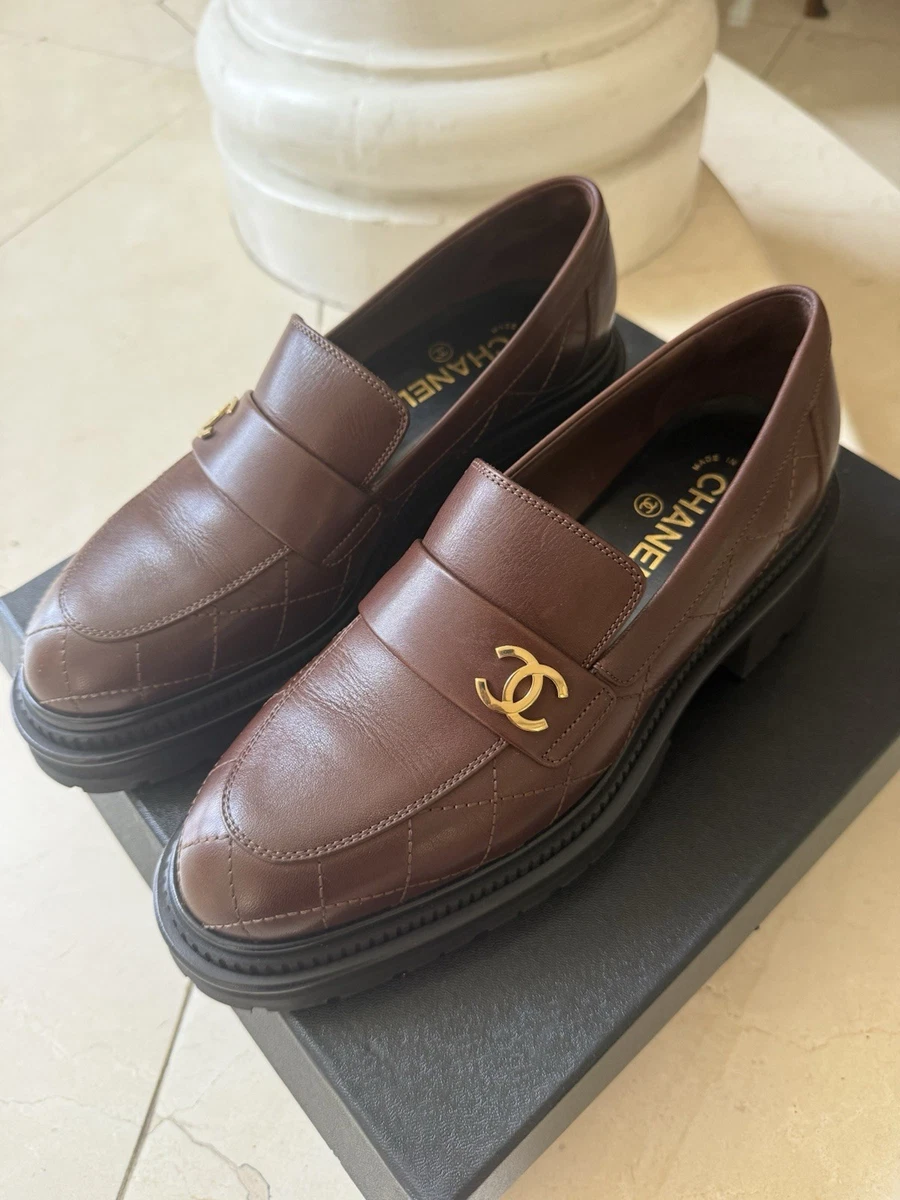 ビンテージCHANEL ブラウンレザー ローファー 25+ CHANEL Women's Loafer Upper Leather for sale | Updated Oct 2026