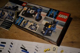 Lego 854 70s Technic Go Kart Set 70s from 1978 with BA and original box