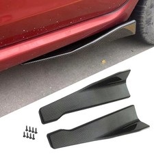 Universal Rear Diffuser Car Spoiler, Rear Bumper Lip Body Spoilers Carbon Fiber