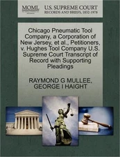 Chicago Pneumatic Tool Company, a Corporation of New Jersey, et al., Petitioners