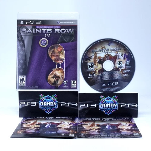 Saints Row 4 IV Commander in chief edition PS3 CIB W/ Manual - PlayStation 3