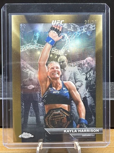 2026 TOPPS CHROME UFC MANIFESTING MOMENTS GOLD /50 KAYLA HARRISON