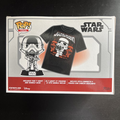 Juego de figuras y camisetas Funko Star Wars Stormtrooper | figuras talla pequeña - Imagen 2 de 3