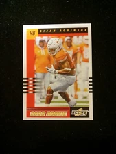 2023 Score - 2003 Throwback Rookie Gold #5 Bijan Robinson (RC)