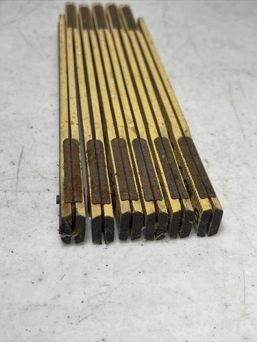 Starrett 72" Holz Messing klappbarer Verlängerungslineal SX40 BESCHREIBUNG LESEN - Bild 7 von 7