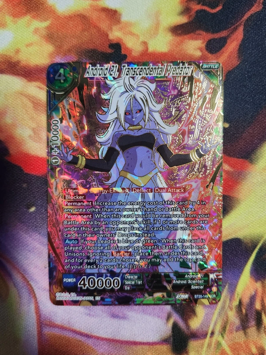 Android 21 Transcendental Predator Power Absorbed Secret Rare BT20-149 SCR  | eBay