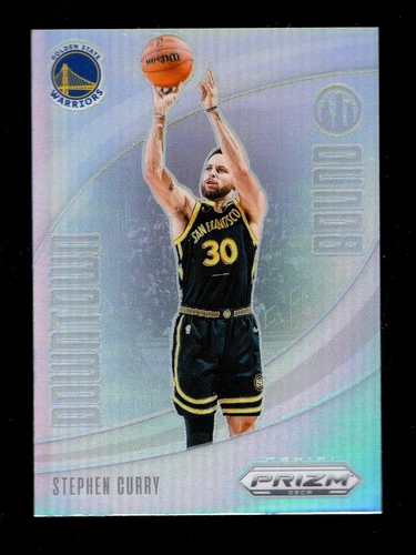 2023-24 PRIZM DECA DOWNTOWN BOUND SILVER #1 STEPHEN CURRY WARRIORS