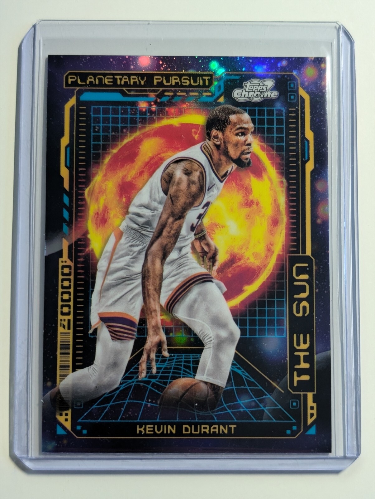 Kevin Durant 2023-24 Topps Cosmic Chrome Planetary Pursuit The Sun SP Suns