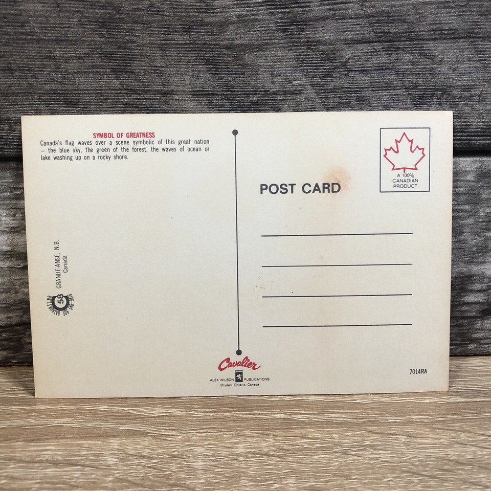 Vintage The Maple Leaf Emblem Of Canada Symbol Of Greatness Postcard eBay