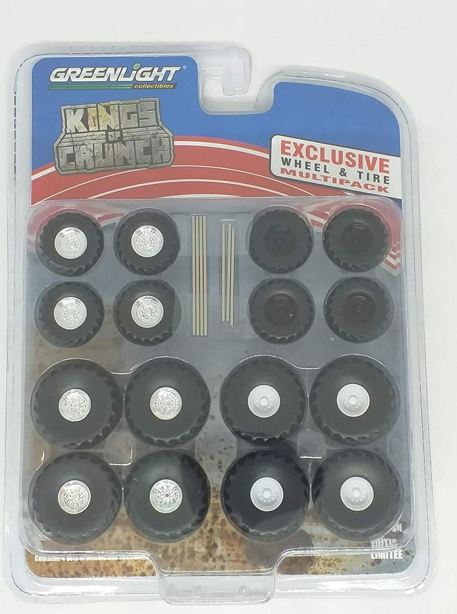 Greenlight Kings of Crunch 1 64 Scale Wheels Tires & Axles