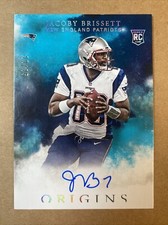 JACOBY BRISSETT 2016 Panini Origins Rookie On-Card Auto TEAL #22/25 *oz