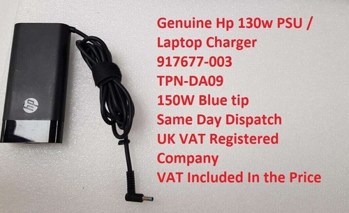 ORIGINAL Original HP 150W TPN-DA09 AC Adapter Laptop Ladegerät/Netzteil blaue Spitze