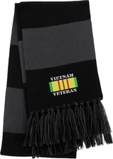 Vietnam Veteran Ribbon Embroidered Scarf