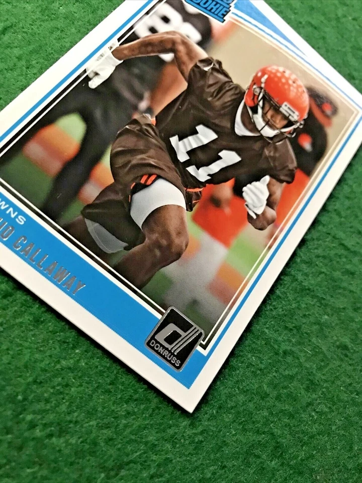 2018 Donruss #341 RC Antonio Callaway Chiefs Bears - Image 3 of 4