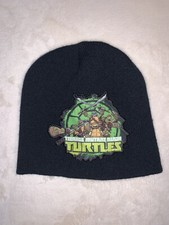 Teenage Mutant Ninja Turtles Boys Beanie Winter Hat TMNT Patch Youth Cap