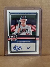 JOSHUA WOODWORTH 2023 PANINI USA BASEBALL STARS & STRIPES AUTO 15U-JW