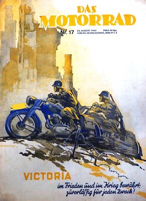 The Motorcycle No 17 1942 Victoria Magazine