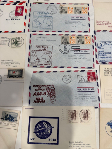 100 FDC 1940's-70's First flight space exploration commemorative Christmas USPS