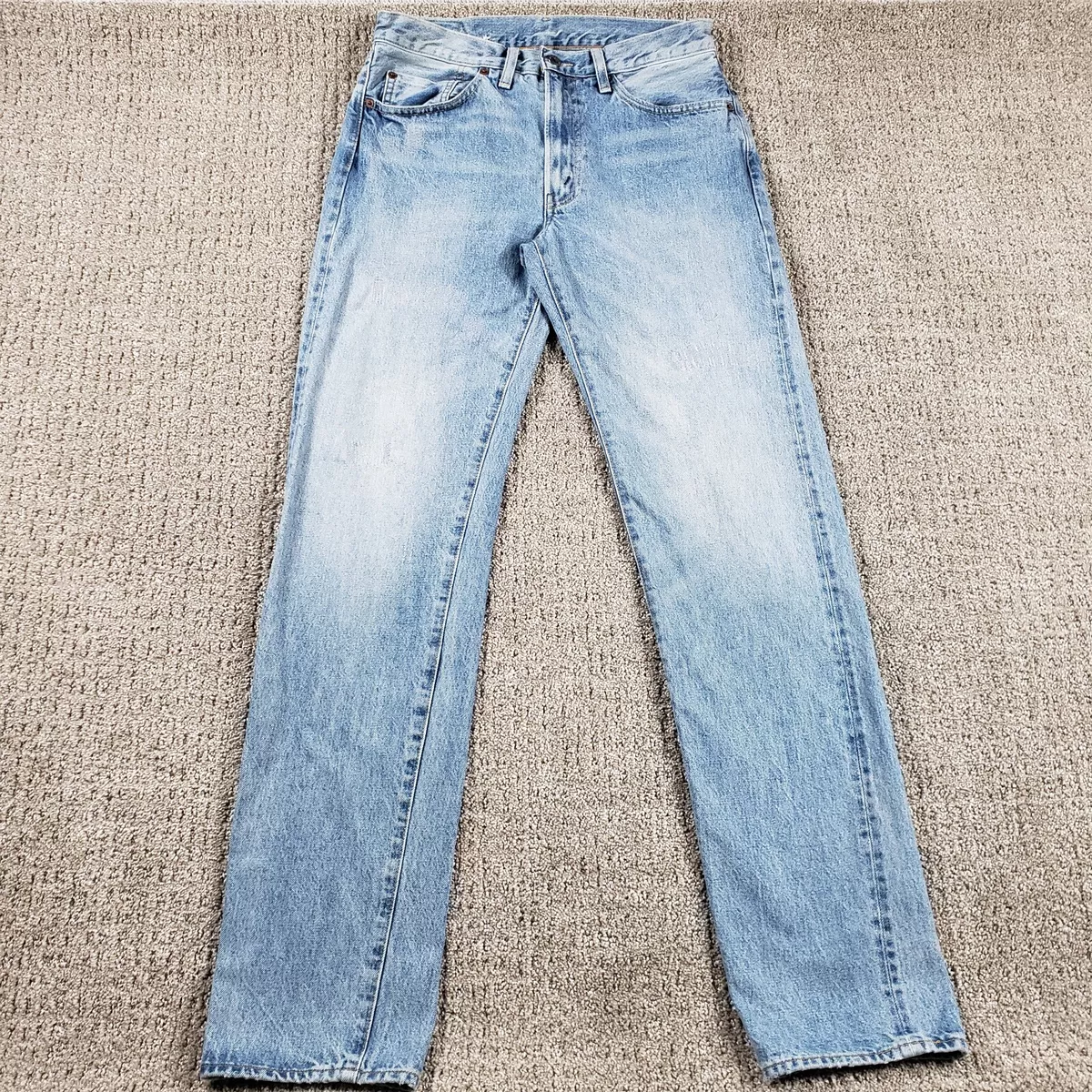 LEVIS 501ZXX Jeans 30x32 1954 Selvedge Big E Blue Light Wash 501 LVC Vtg Redline