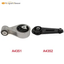 2pcs Engine Motor Mount For 2008-2013 Nissan Rogue 2.5L Sentra A4351 A4352