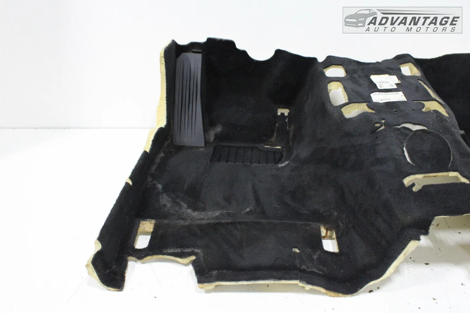 BMW 535I XDRIVE F10 2011-2016 cubierta de piso delantero alfombrilla revestimiento negro OEM Foto 2 de 4
