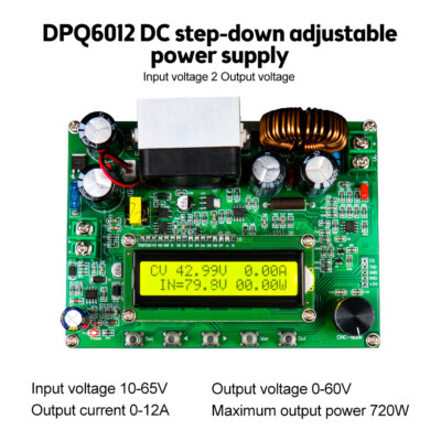 LCD1602 Adjustable DC-DC Step Down Voltage Regulator Buck Power Supply Module