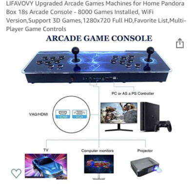 Home Gaming Arcade Console