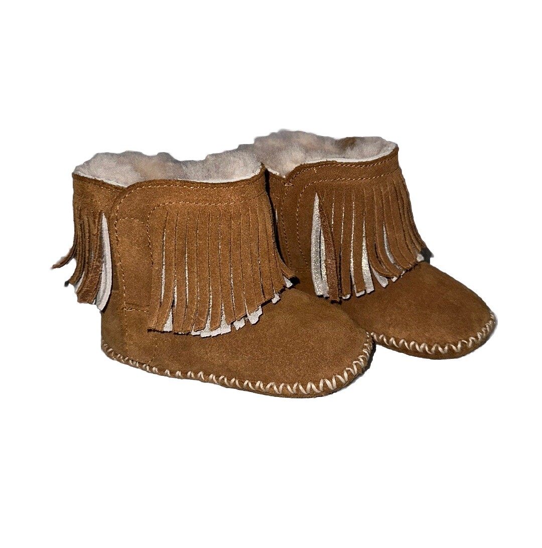 UGG ブラウン ブーティ 22cm 中古・古着通販】UGG (アグ) ムートンブーツ ブラウン サイズ:22