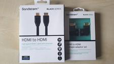 SANDSTROM HDMI 3m High-Speed cable + L Shaped Adaptor