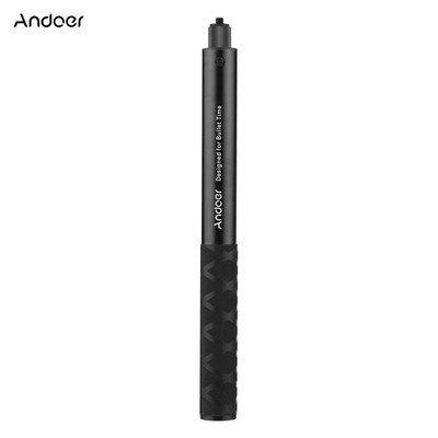 Andoer 43inch Adjustable Invisible Selfie Stick 1/4''Screw For Action Camera J8C1
