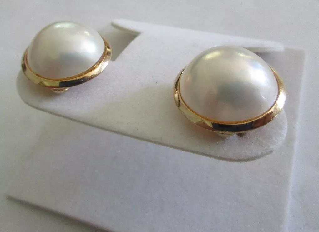 Mabe pearl earrings sale