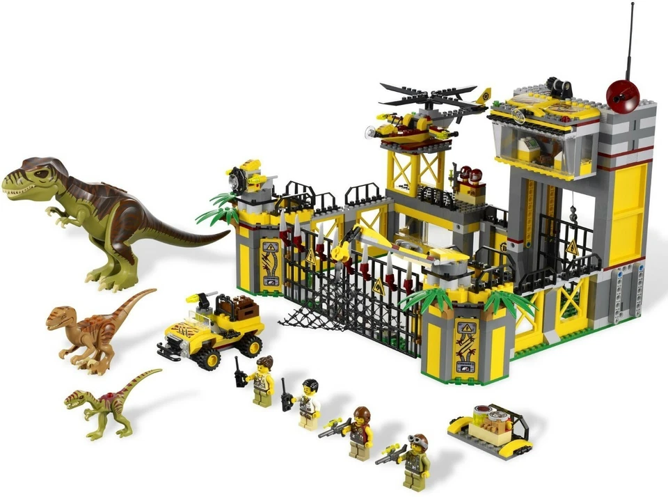 Новый Lego Dino Defense штаб-квартира 5887 T-Rex парк динозавров юрского периода японская база - Изображение 3 из 4