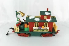 Dillard's 1995 New Bright Santa's Toy Shop Train Caboose Car with Elves Soldiers