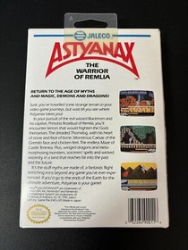 Jaleco Astyanax The Warrior of Remlia Nintendo NES Authentic CIB REV-A W/ REG