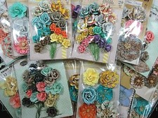Your Choice New Prima Marketing Flower Pack, Multi-Color, Retired