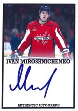 Ivan Miroshnichenko Autographed Custom Card - Washington Capitals
