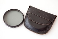 HASSELBLAD 3X PL -1.5 LIN B70 POLARIZER FILTER w /Leather Pouch - Germany