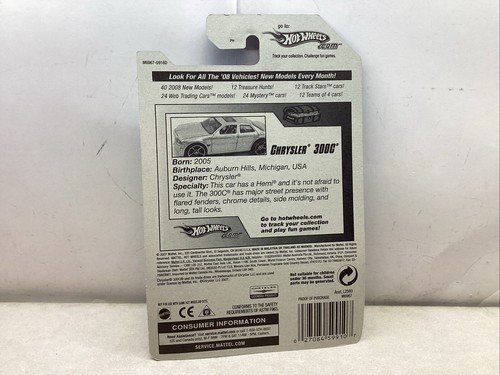 Hot Wheels TREASURE HUNTS 1 OF 12 CHRYSLER 300C sealed NIB CM7316 - Picture 2 of 4