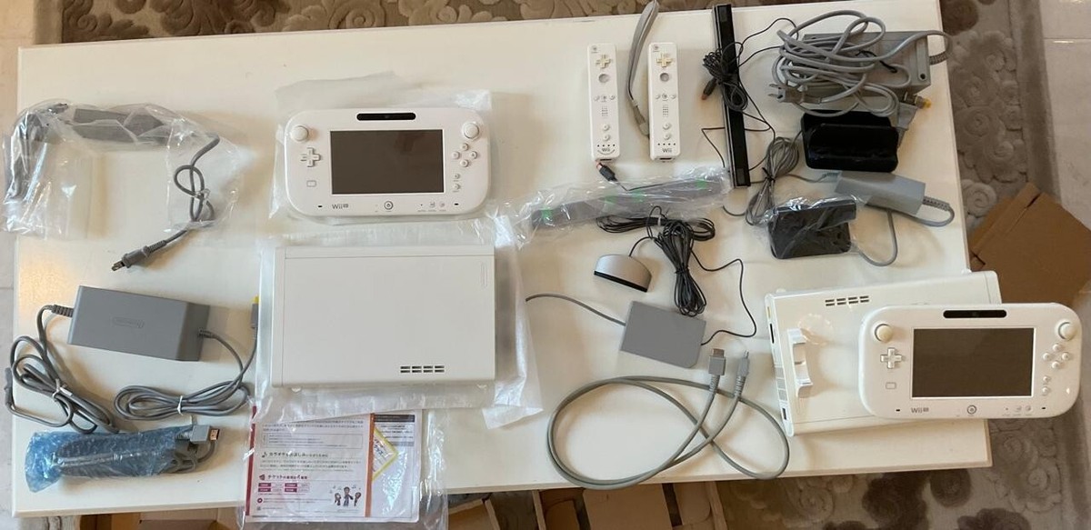 WiiU 本体 ベーシックセット 8GB シロ 動作確認初期化済 ※GamePad