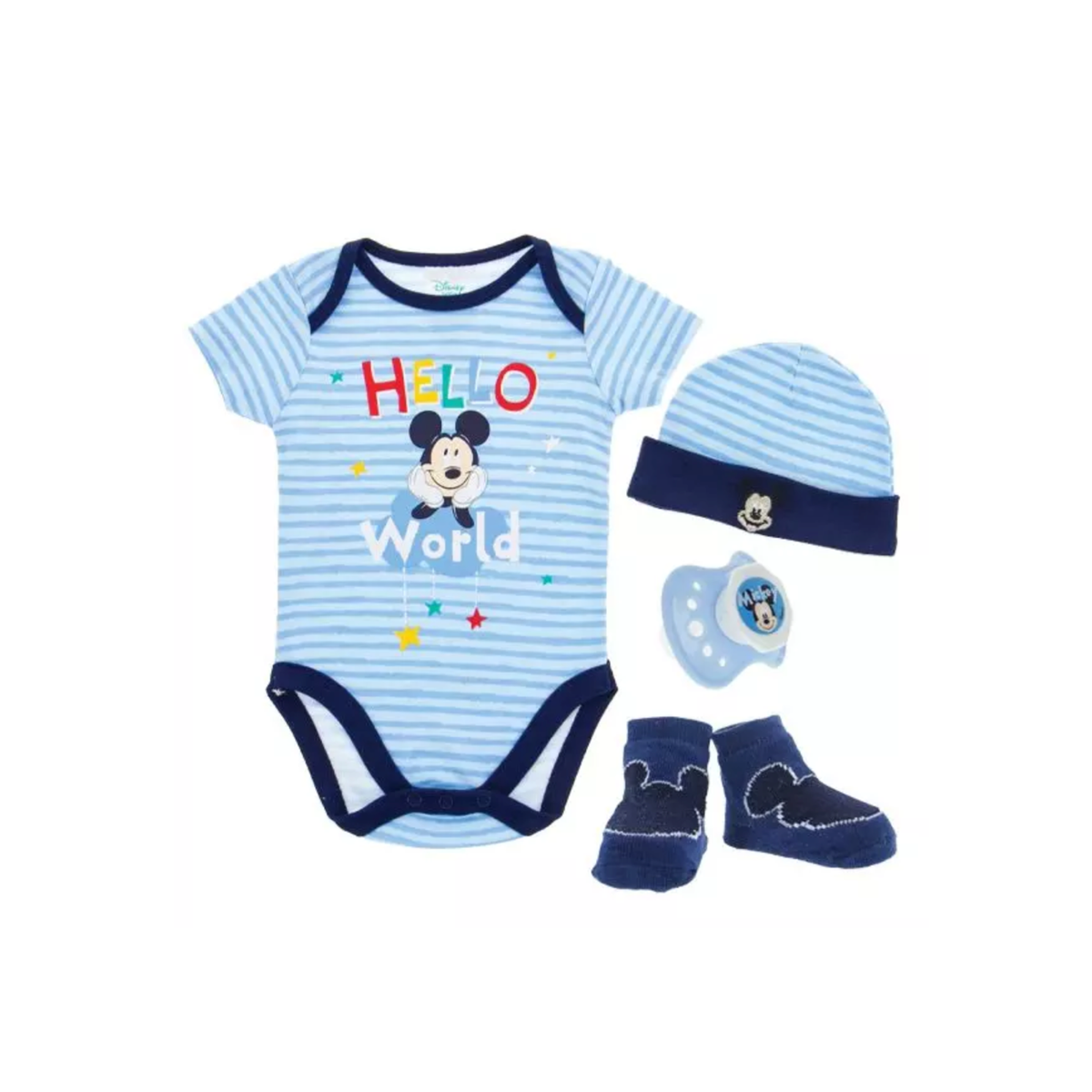 Mickey Mouse Baby Boy Piece Gift Set NWT Gift Boxed Disney Blue